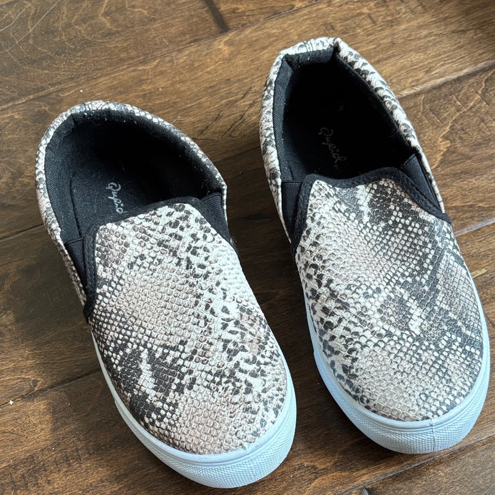 Rogue Women's Snake Print Slip-On Sneakers